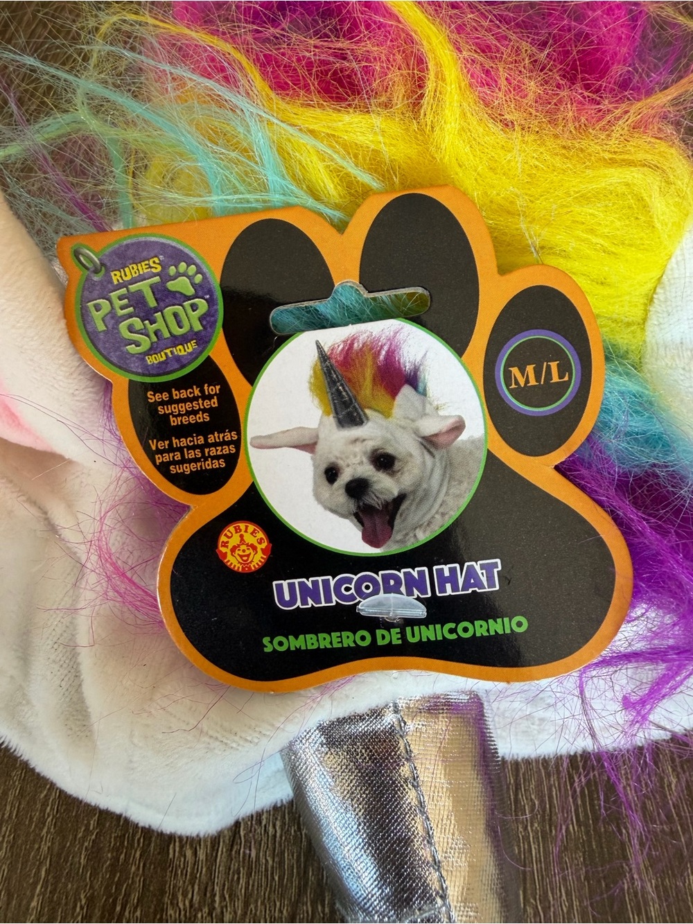 Halloween Unicorn Hat Costume for Dogs